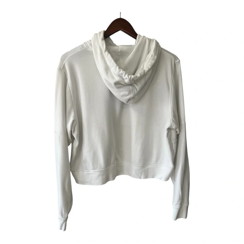 Nike Easy Cropped Hoodie Size L Women White